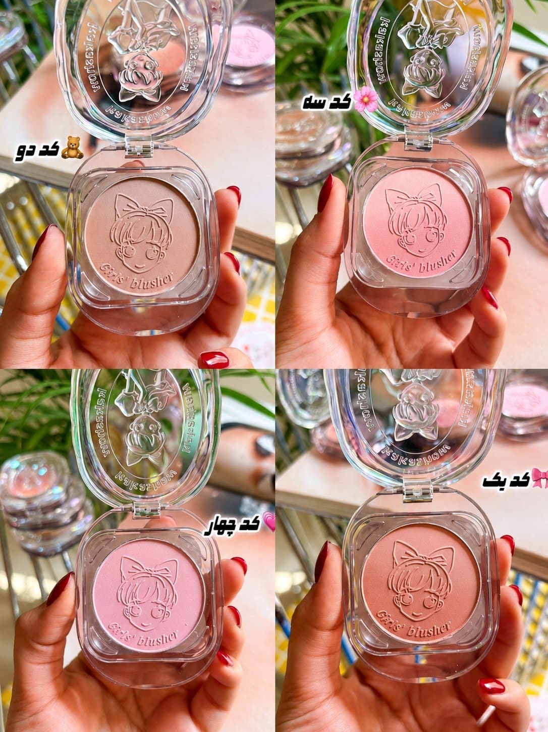 رژگونه فانتزی KAKASHOW طرح دختر - تصویر 3