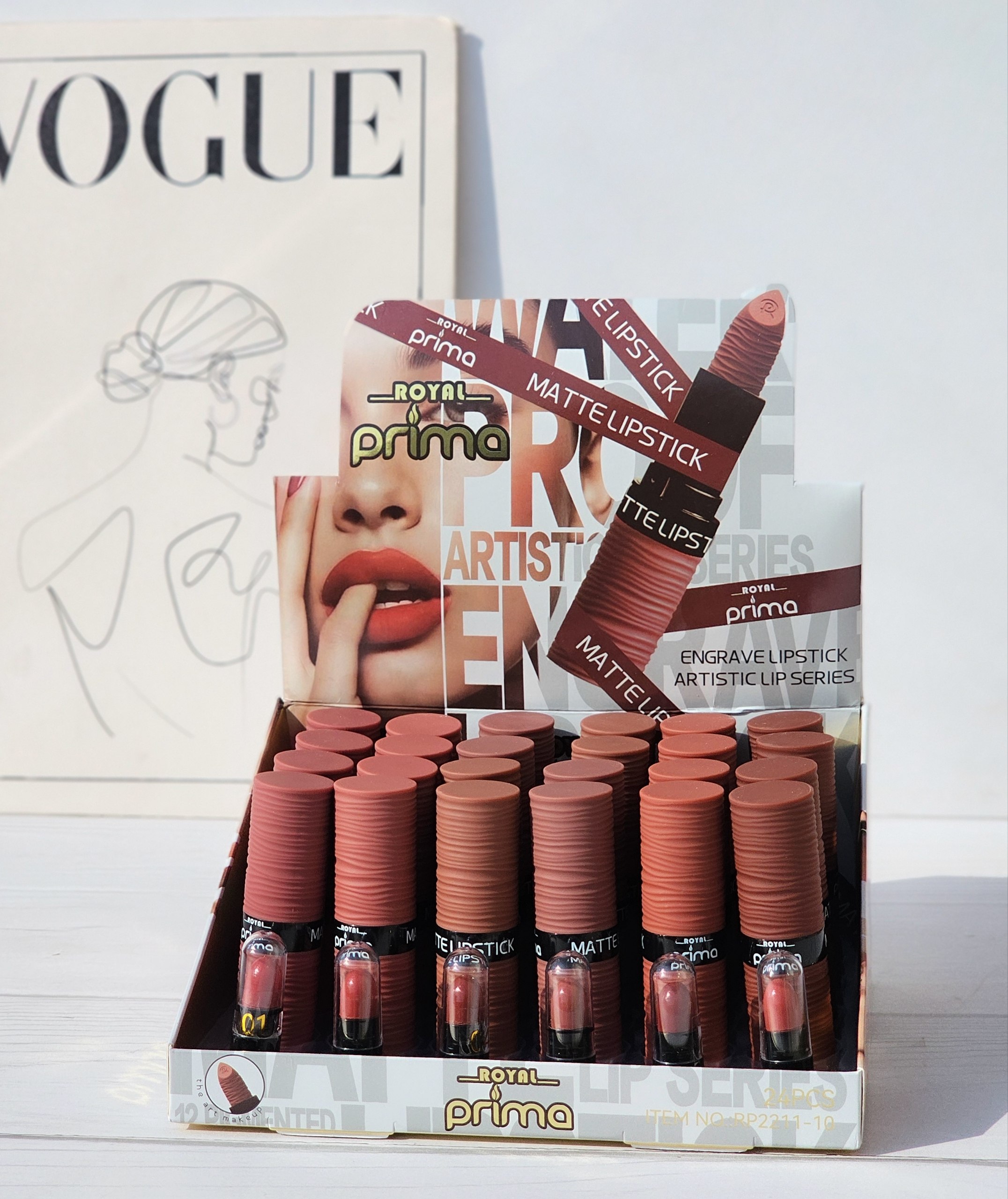 رژ جامد مات تنهدرختی رویال پریما | ROYAL PRIMA MATTE LIPSTICK - Image 6