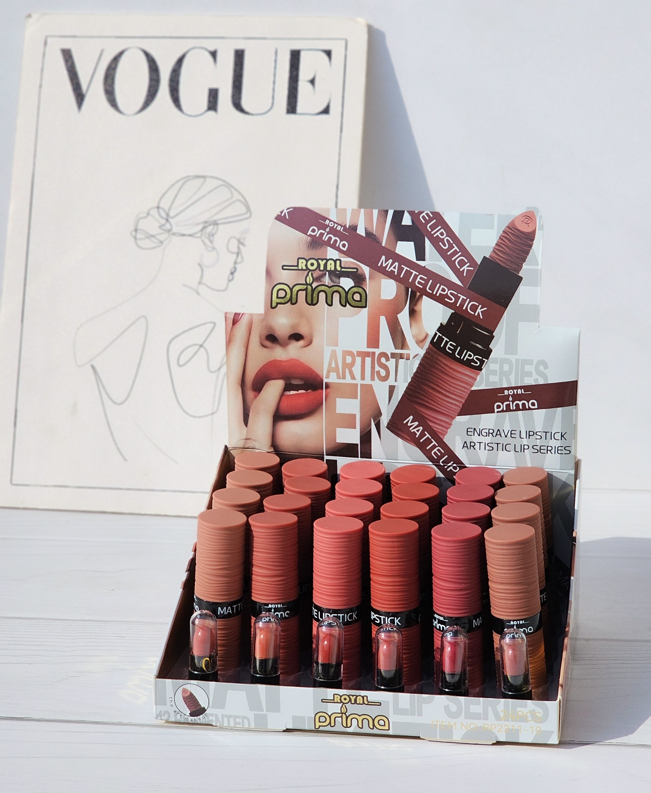 رژ جامد مات تنهدرختی رویال پریما | ROYAL PRIMA MATTE LIPSTICK - Image 5