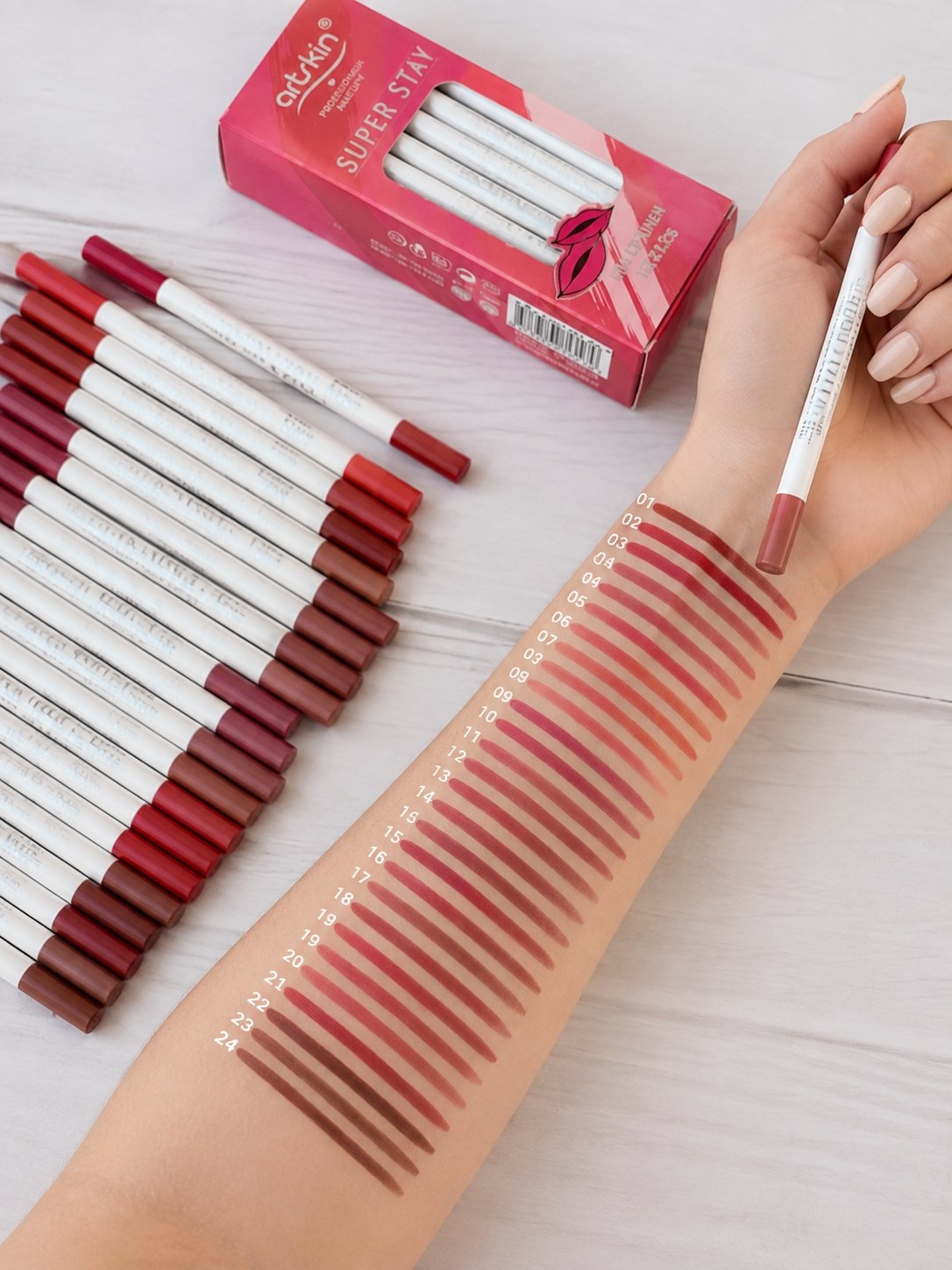 خط لب شمعی آرت اسکین Art Skin – Super Stay - Image 3