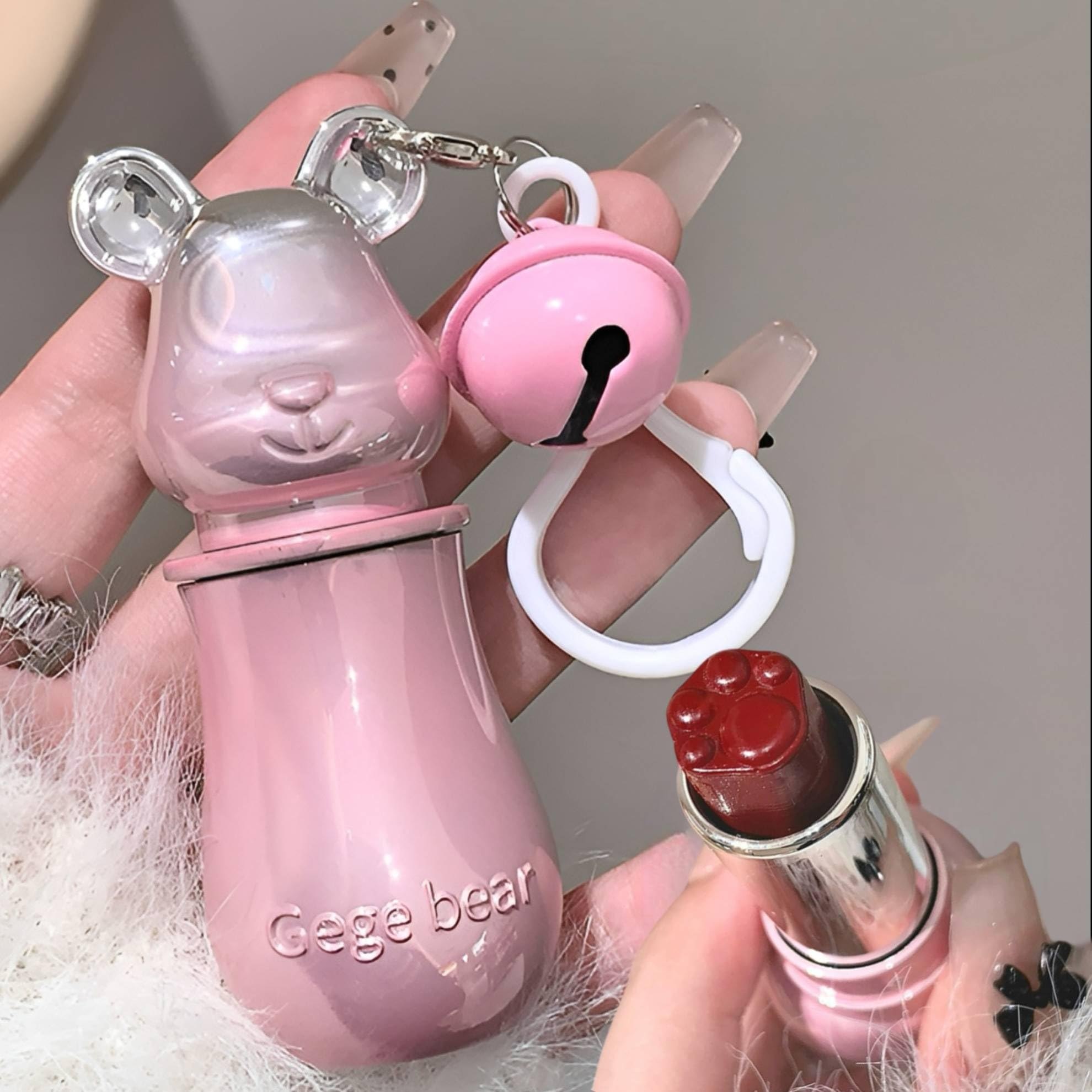 رژ لب خرسی GEGE BEAR | سری جاکلیدی - Image 5