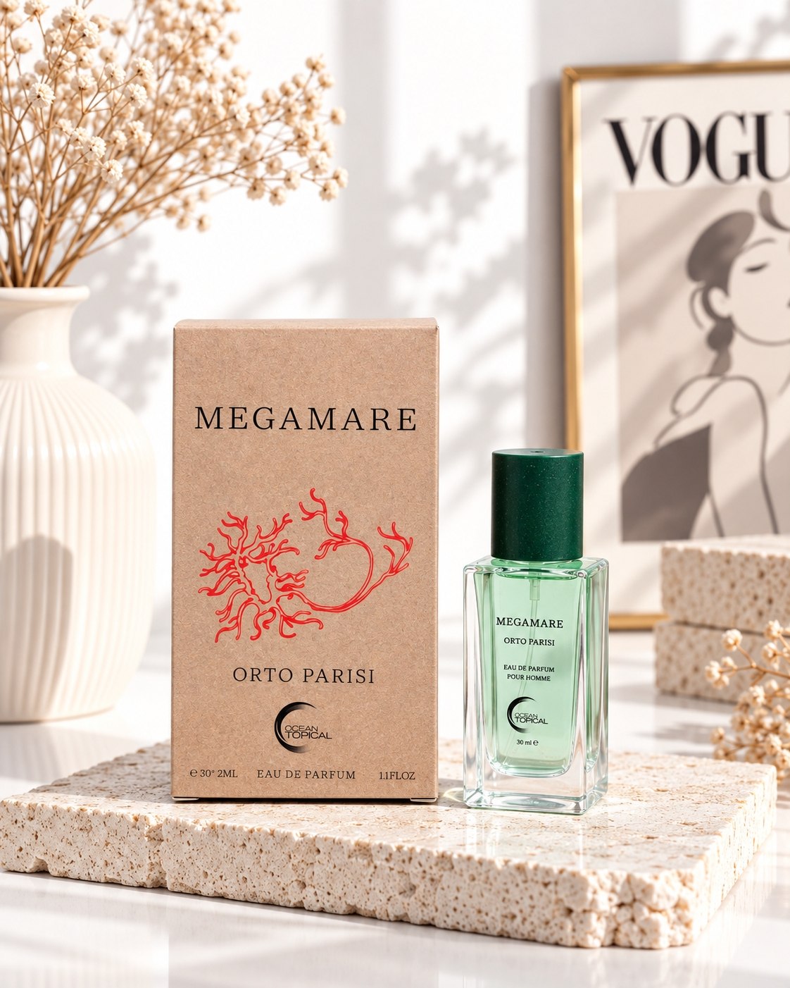 ادکلن Ocean Tropical | اوشن تاپیکال–رایحه:Megamare | مگاماره حجم 30ml