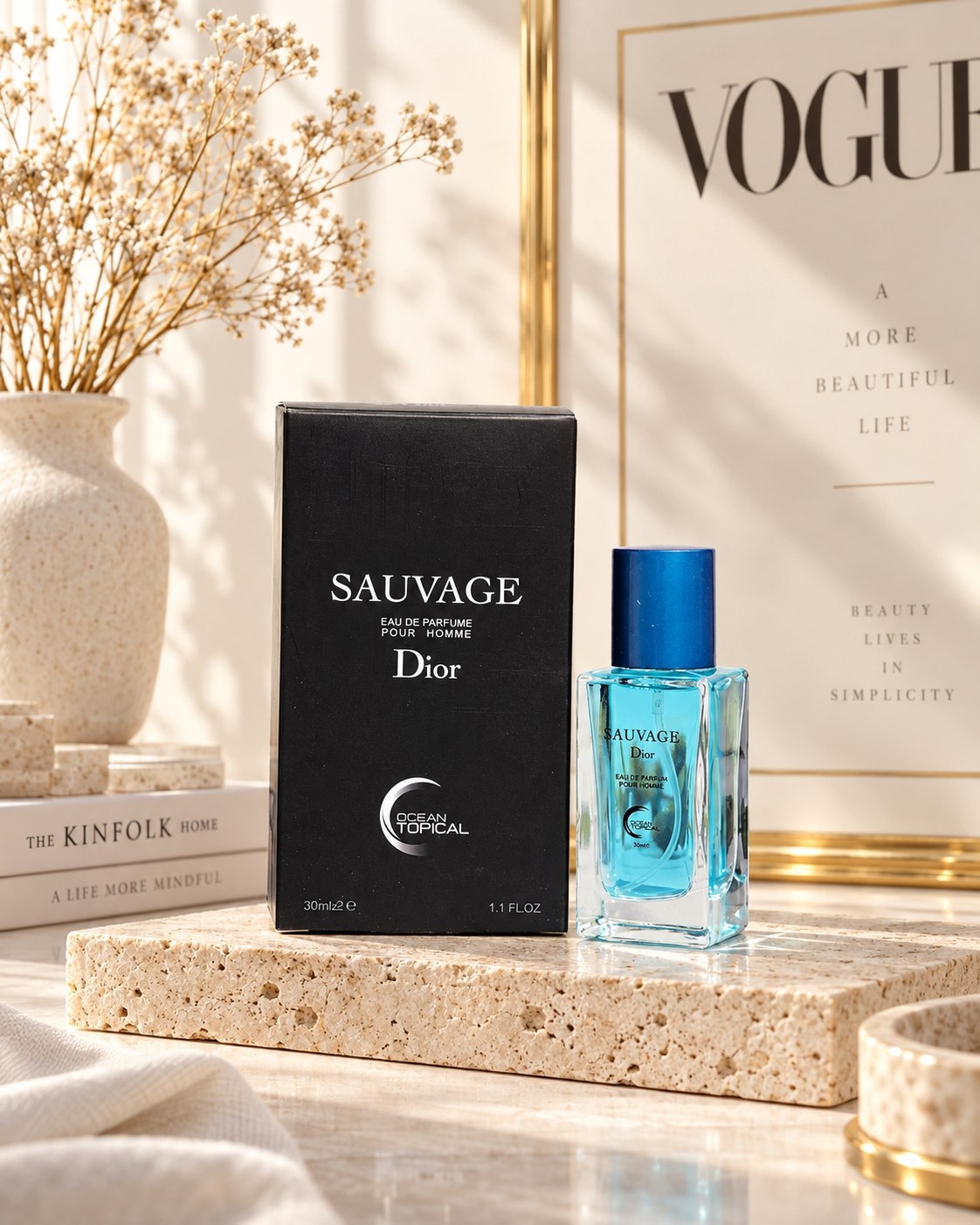 ادکلن Ocean Tropical | اوشن تاپیکال–رایحه:Sauvage | ساواج حجم 30ml