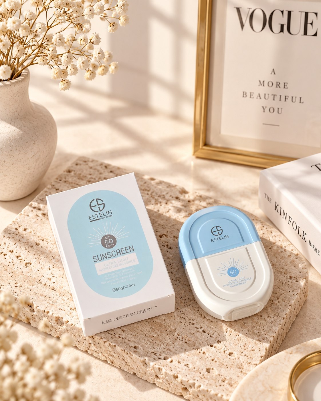 ضدآفتاب بی رنگ استلین Estelin SPF 50 - تصویر 3