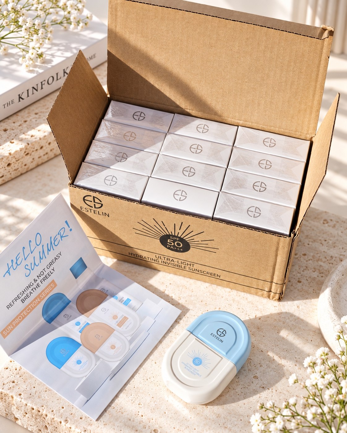 ضدآفتاب بی رنگ استلین Estelin SPF 50 - تصویر 4