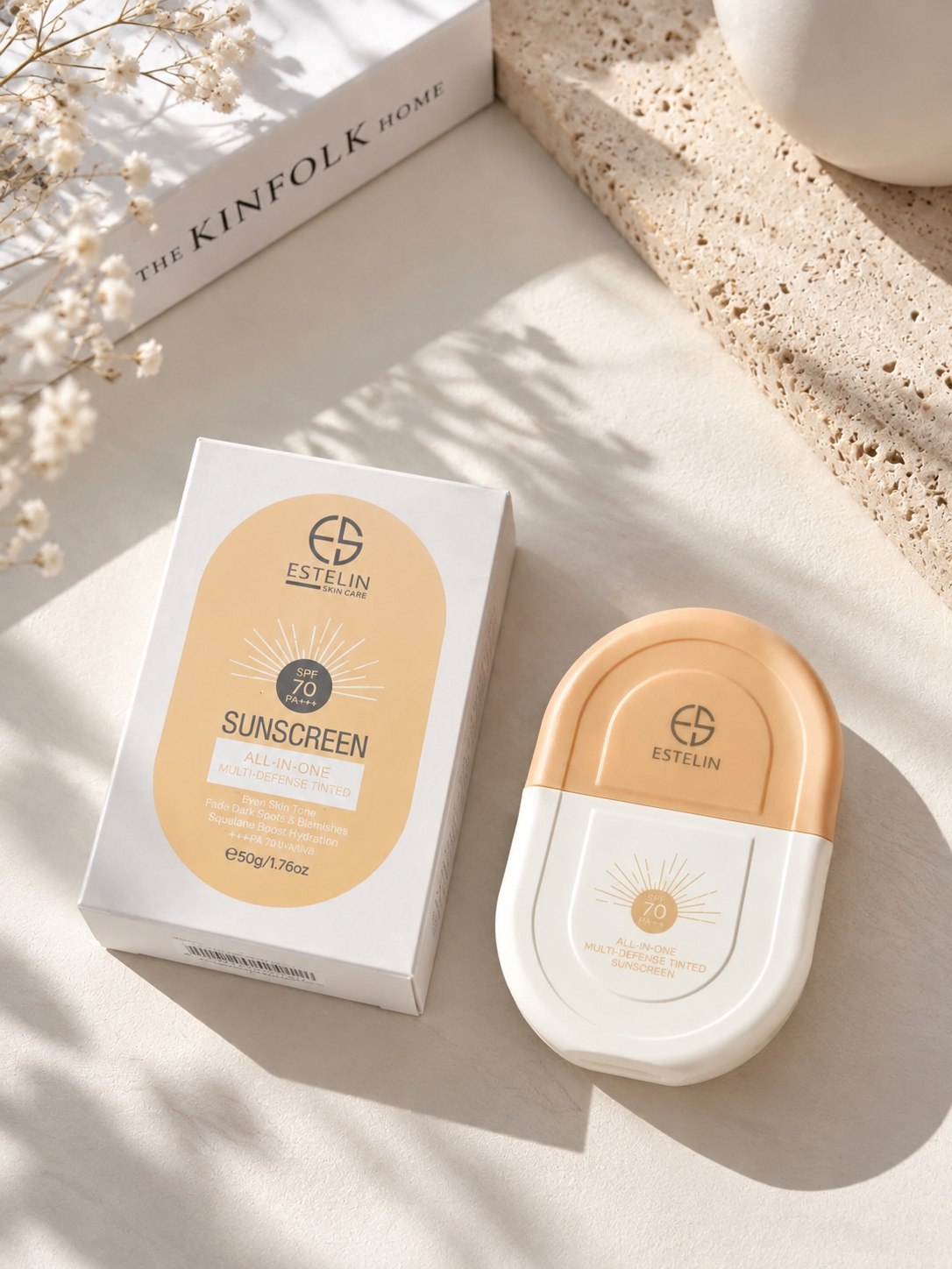 ضدآفتاب رنگی استلین Estelin SPF 70 - تصویر 2