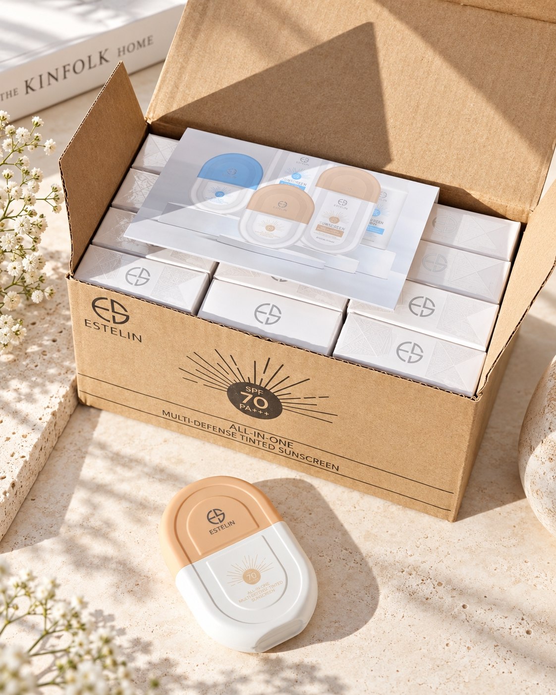 ضدآفتاب رنگی استلین Estelin SPF 70 - تصویر 4