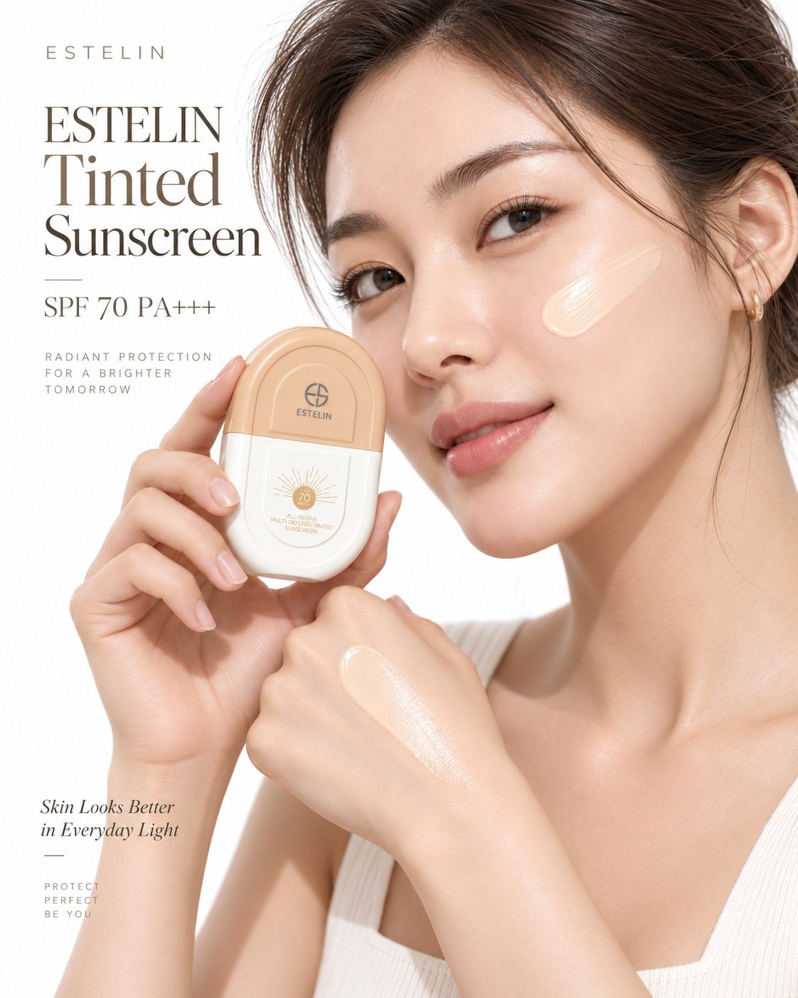 ضدآفتاب رنگی استلین Estelin SPF 70 - تصویر 5