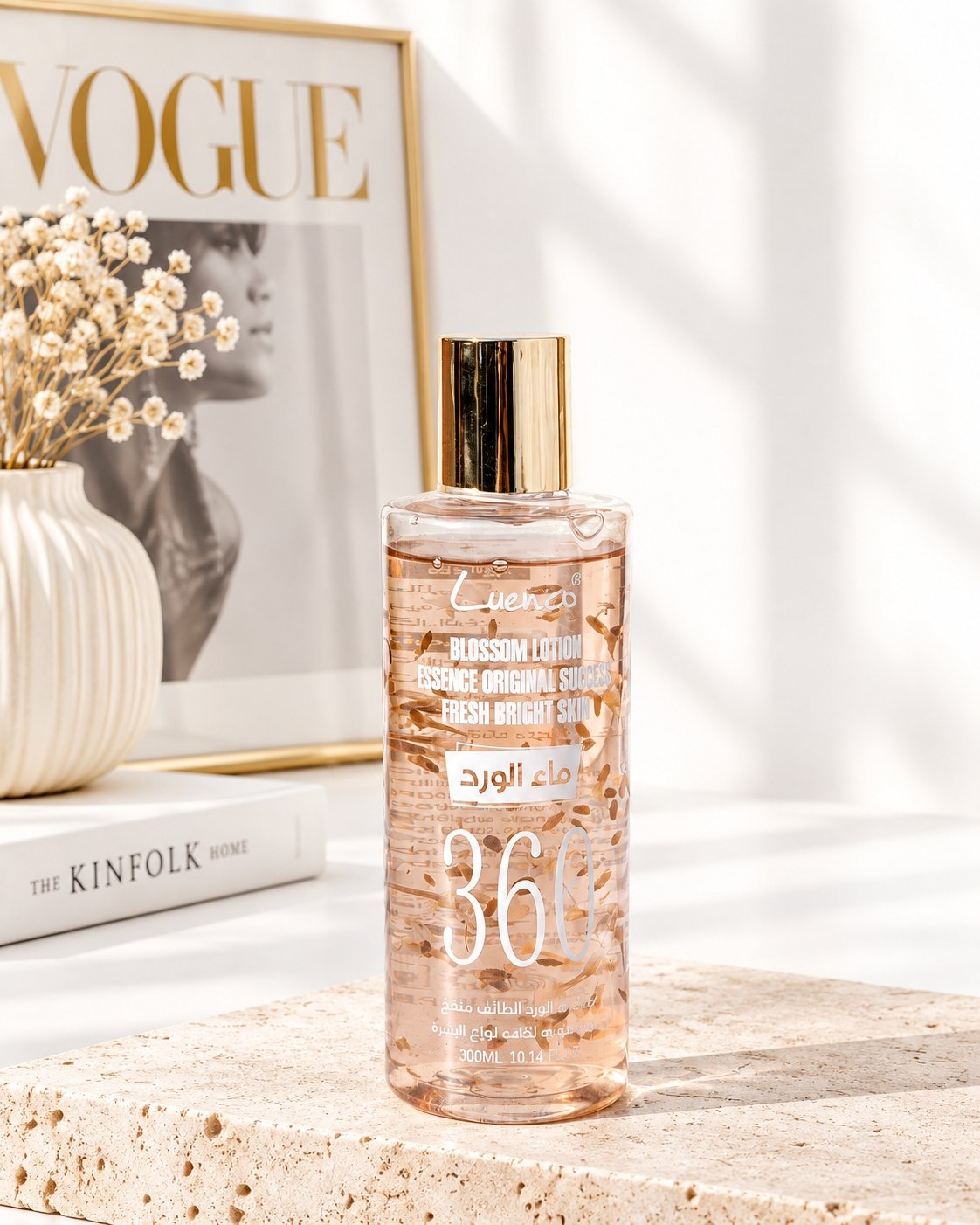 تونر گلبرگدار و آبرسان صورت Luenco 360 | حجم 300ml - تصویر 4