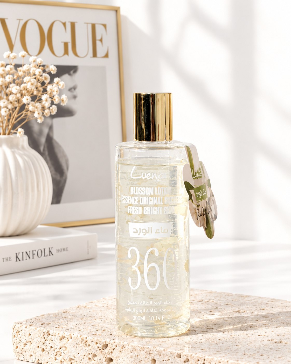 تونر گلبرگدار و آبرسان صورت Luenco 360 | حجم 300ml - تصویر 3