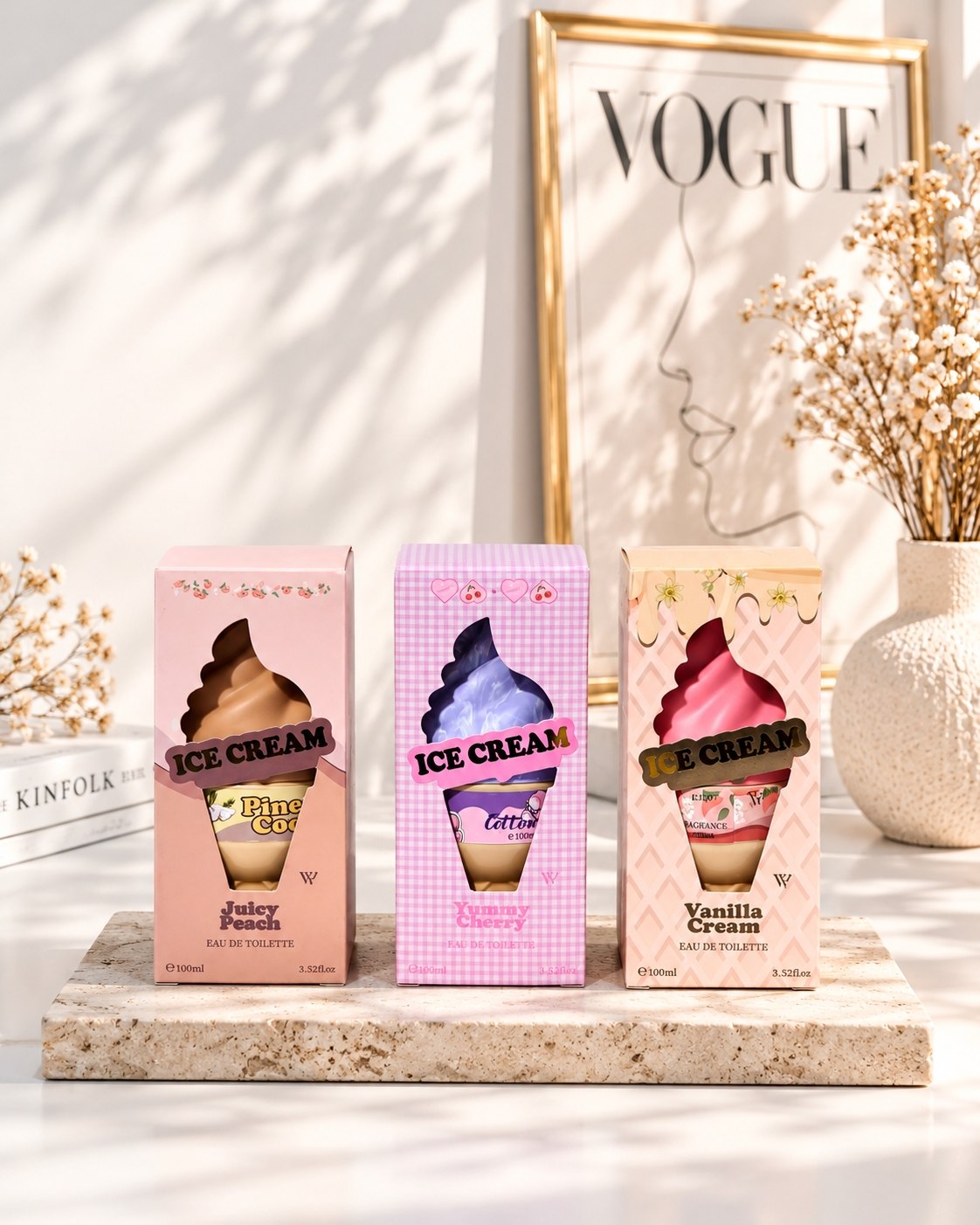ادکلن بستنی ICE CREAM برند W | حجم 100ml - تصویر 4
