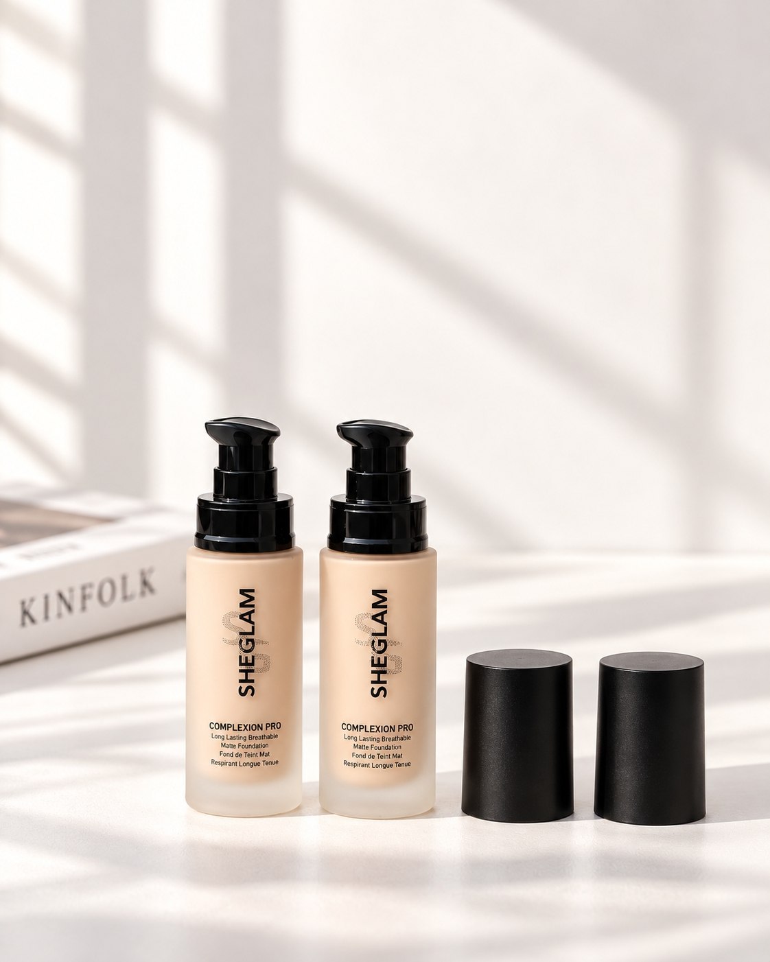 کرم پودر شیگلم SHEGLAM Complexion Pro | مستر کوالیتی جعبه مشکی - تصویر 2