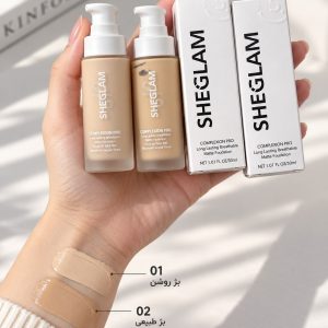 کرم پودر شیگلم SHEGLAM Complexion Pro | مستر کوالیتی جعبه سفید