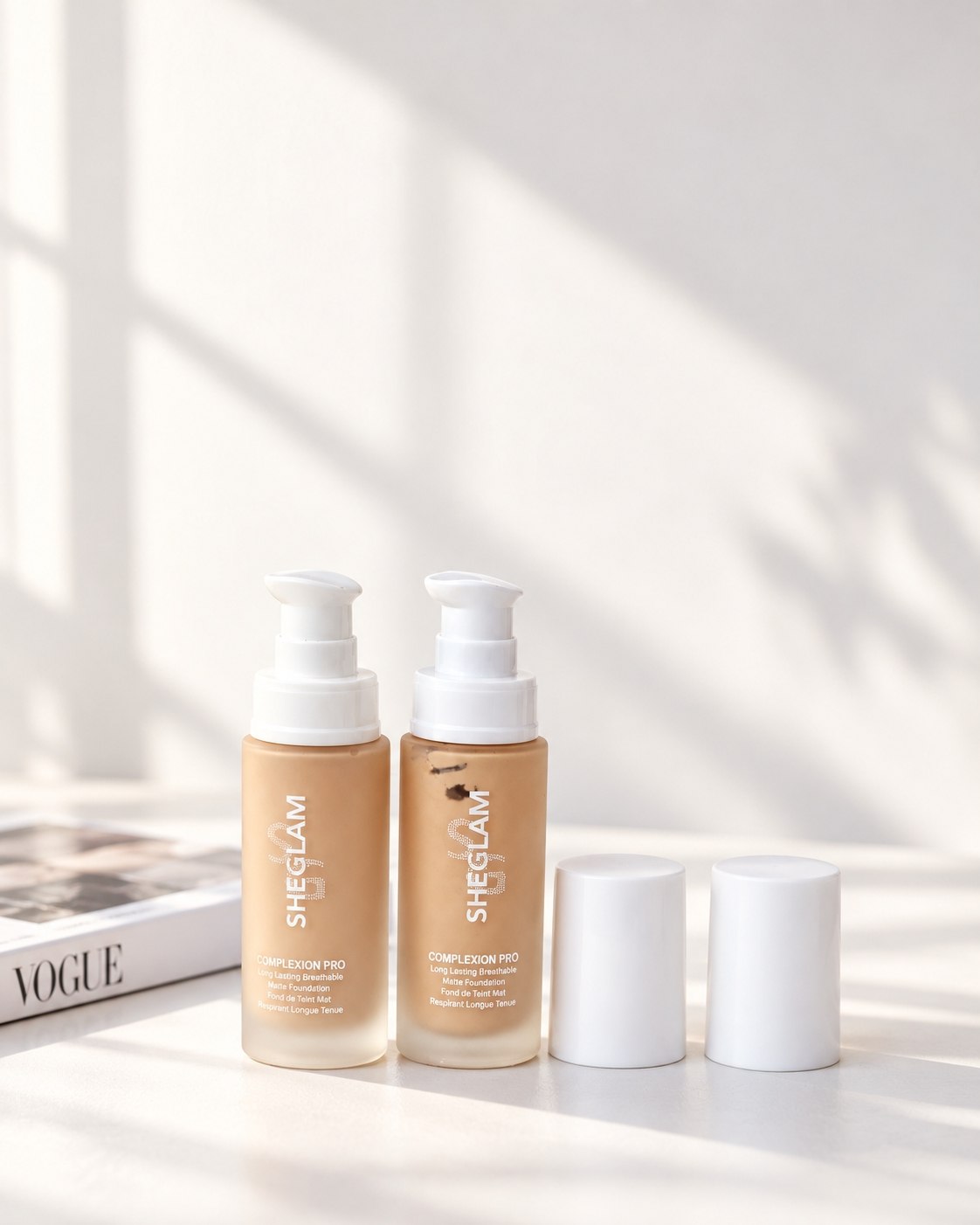 کرم پودر شیگلم SHEGLAM Complexion Pro | مستر کوالیتی جعبه سفید - تصویر 4