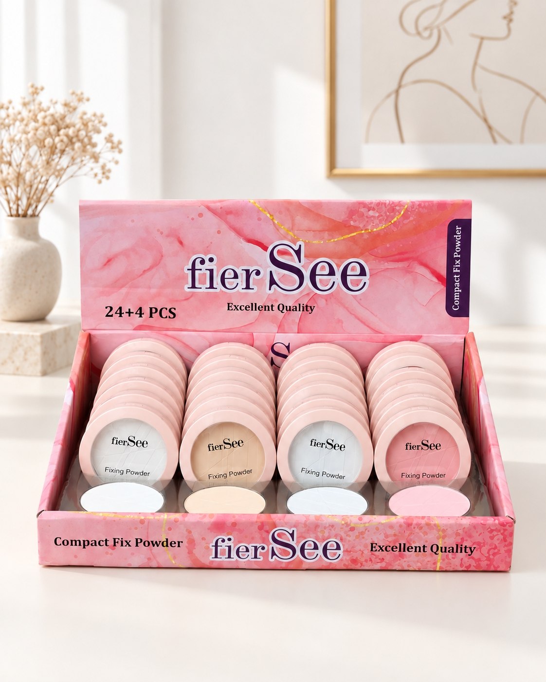 پودر فیکس فشرده فیرسی | fierSee Compact Fix Powder - تصویر 2