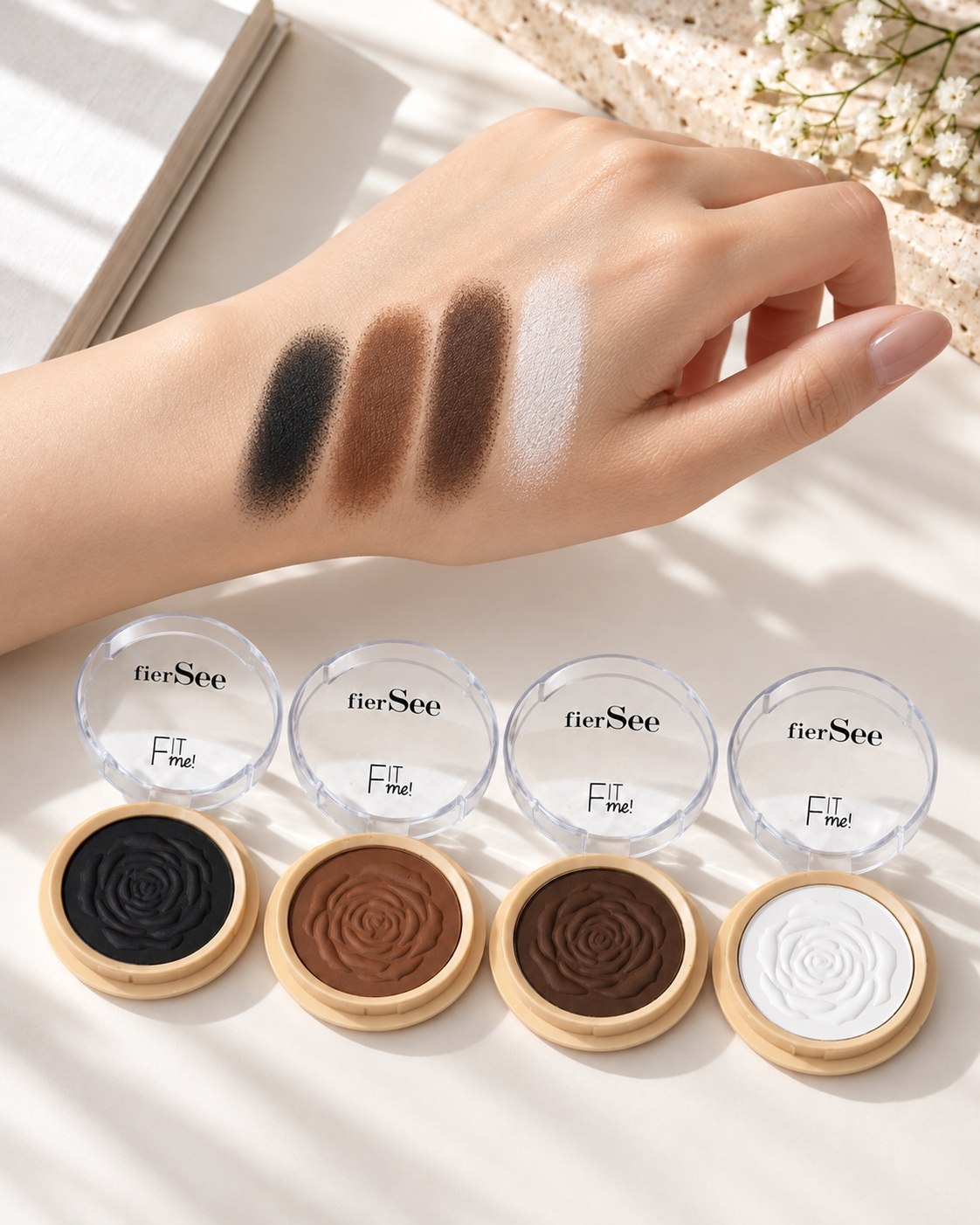 سایه چشم تکی گل رز فیرسی | fierSee Eye Shadow - تصویر 2
