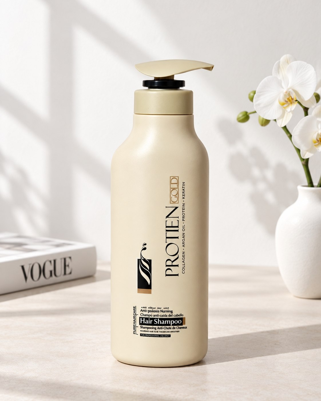 شامپو پروتئین گلد فری سولفات | Protein Gold Hair Shampoo - تصویر 2