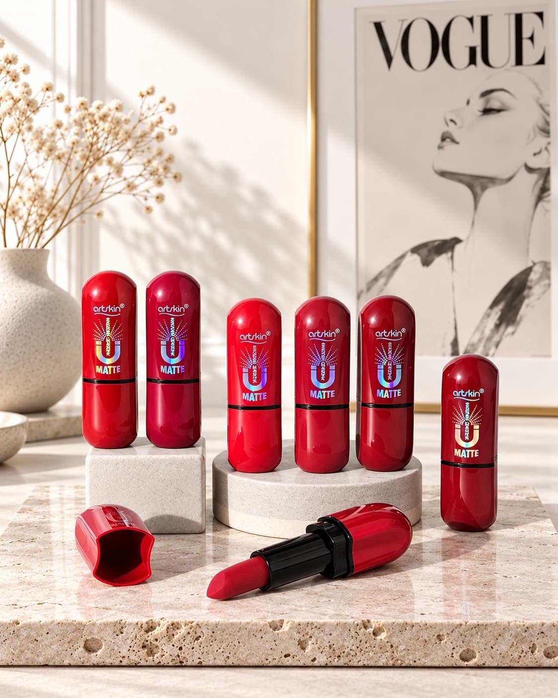 رژ لب مات تستردار آرتاسکین AS971107-2